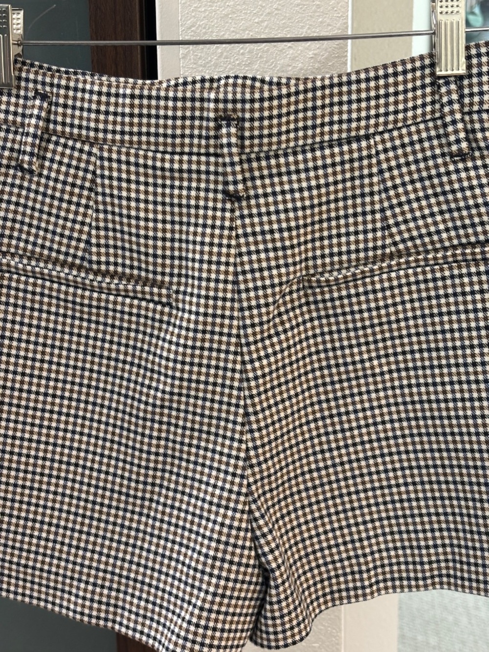 Zara Mini Check High Waisted Skort Size XS - Picture 7 of 11